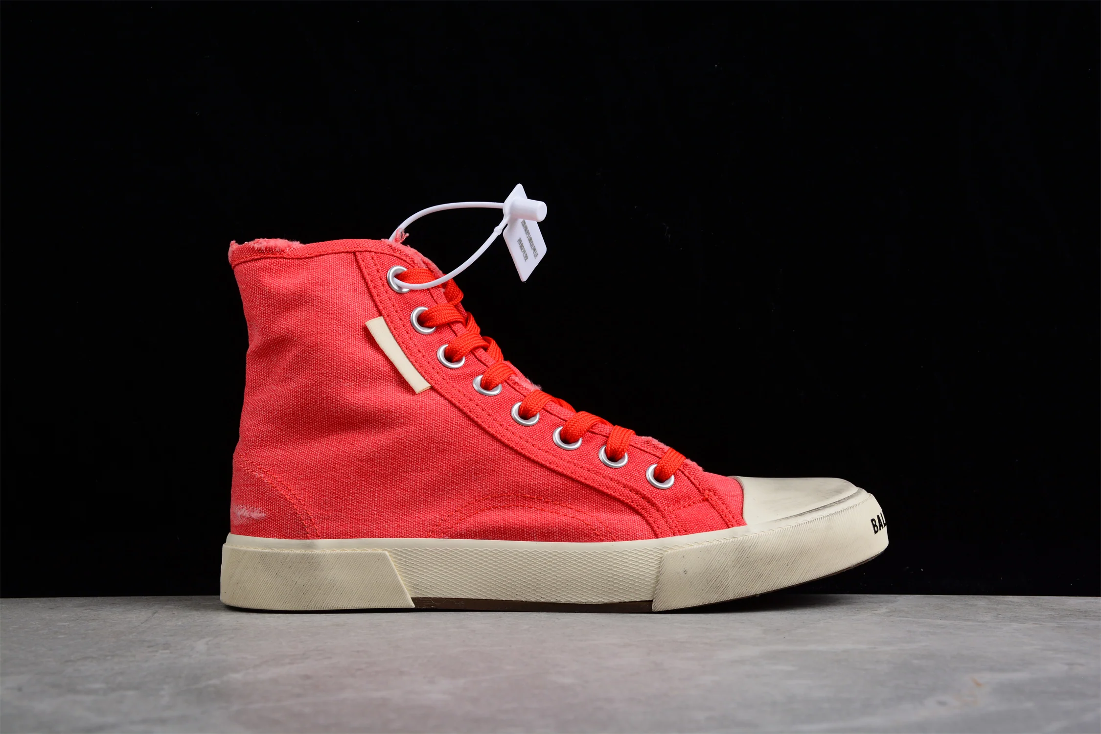 Balenciaga Paris Hi-Top Sneakers – Red/White - Sneaker Replica Workshop
