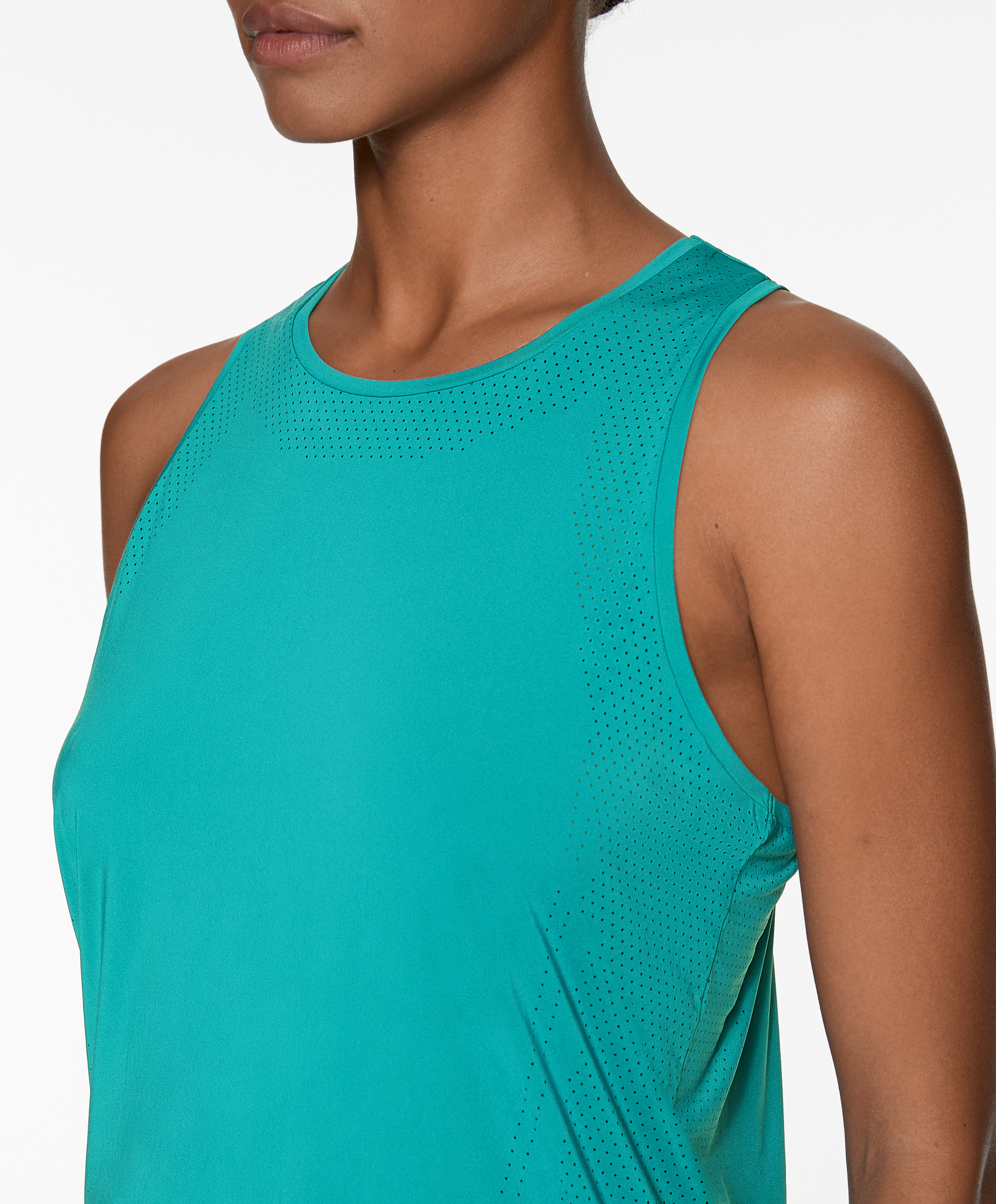 OYSHO Sleeveless technical T-shirt with open back