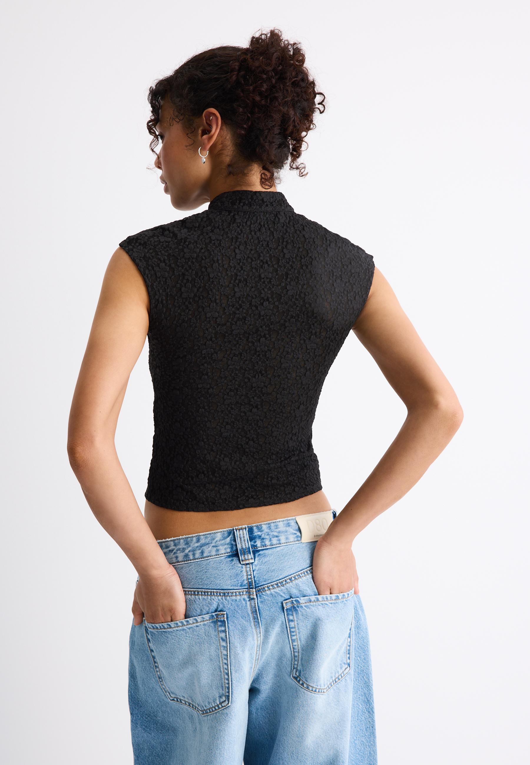 LACE QIPAO STYLE T-SHIRT