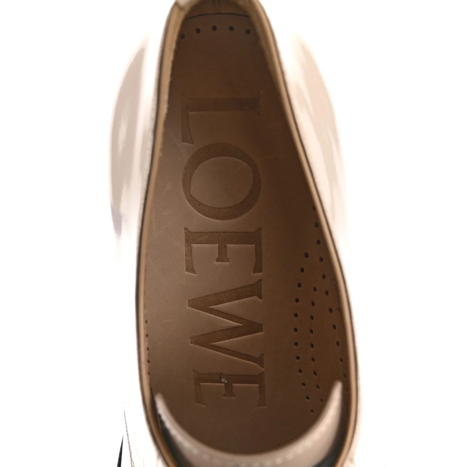 Brushed Calfskin Campo Derby Loafers 40 Light Pink - Top Club