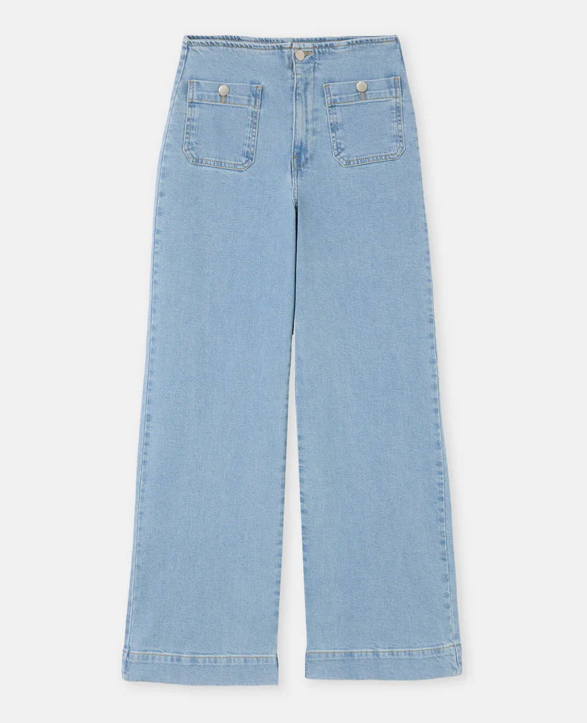 Pimkie Jean wide taille haute avec poches plaquées