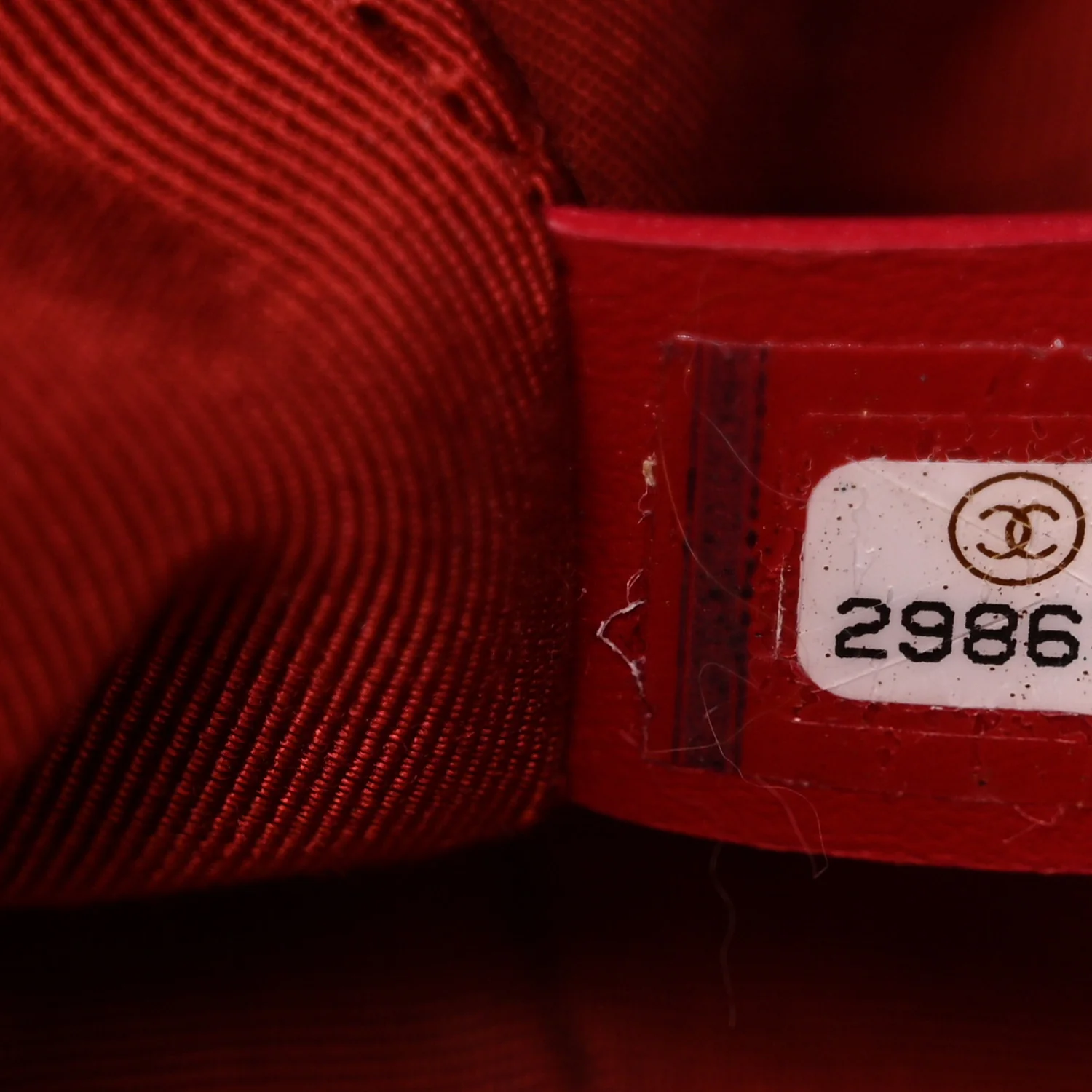 Calfskin Chain 20s Signature Bowling Bag Red - Top Club