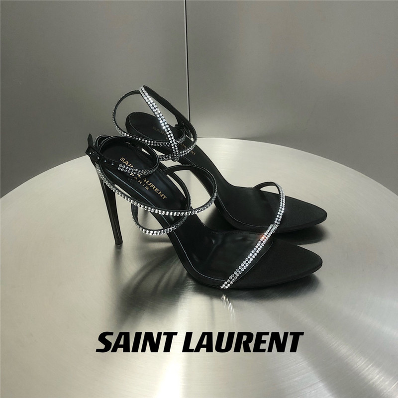 YSL silk rhinestone high heels - Sneaker Replica Workshop