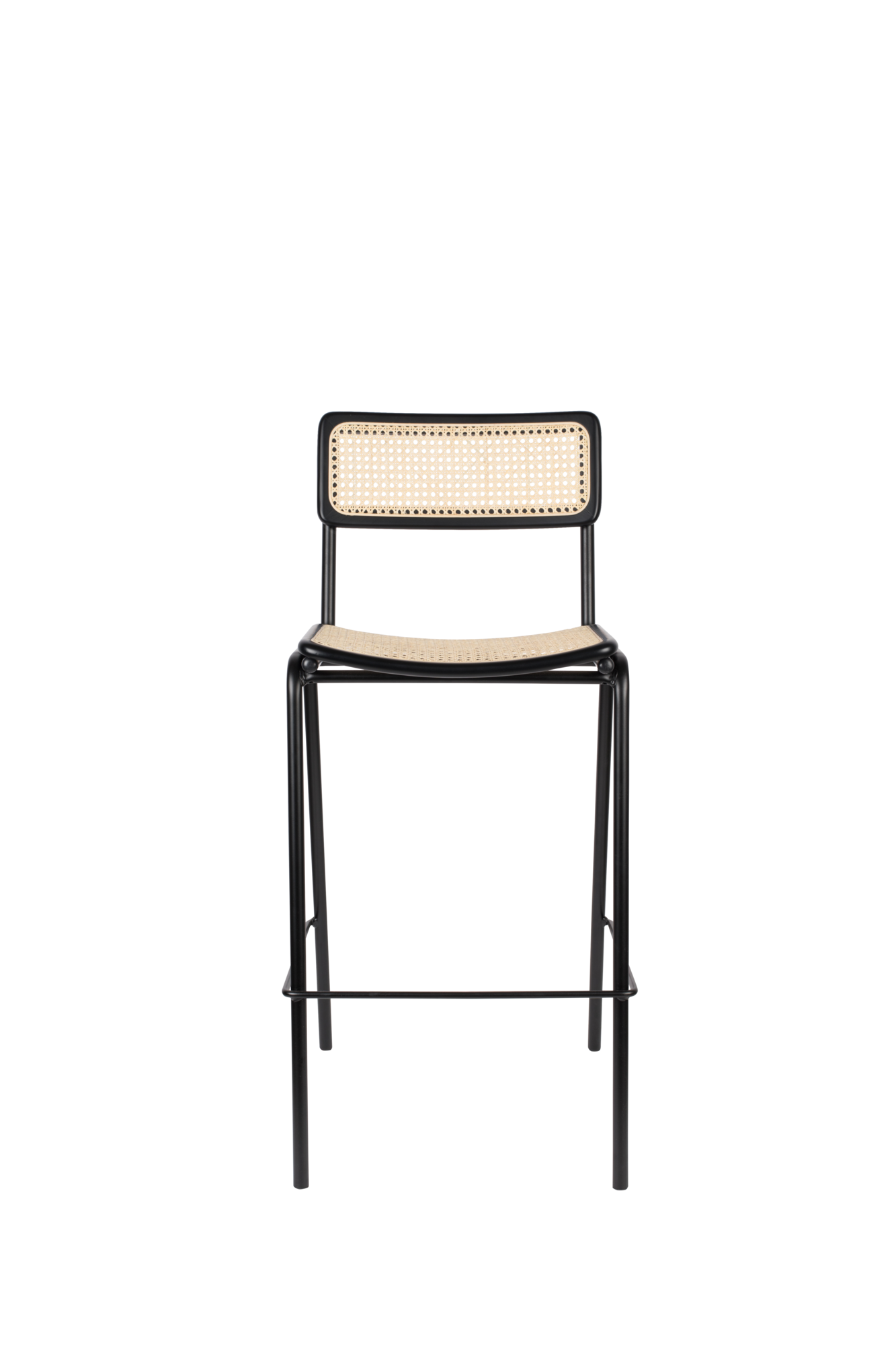 Barkruk Jort (zithoogte 77,50 cm) zwart/naturel