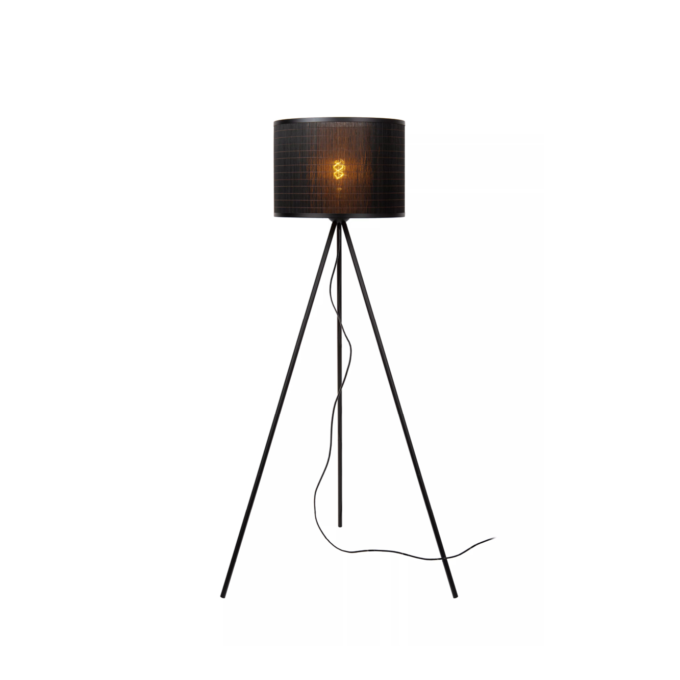 Vloerlamp Tagalog Ø56 cm zwart bamboe