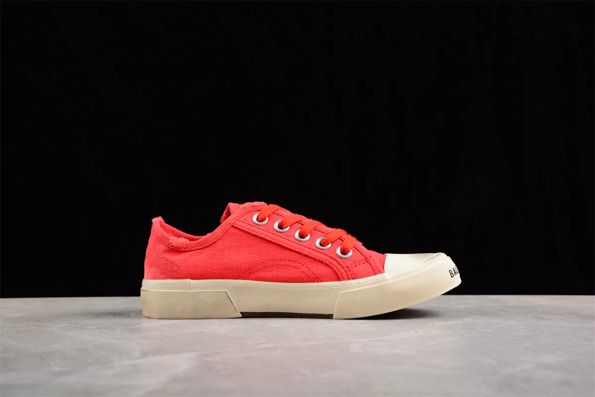 Balenciaga Paris Low Top Canvas Sneaker – Pre-Distressed - Sneaker Replica Workshop