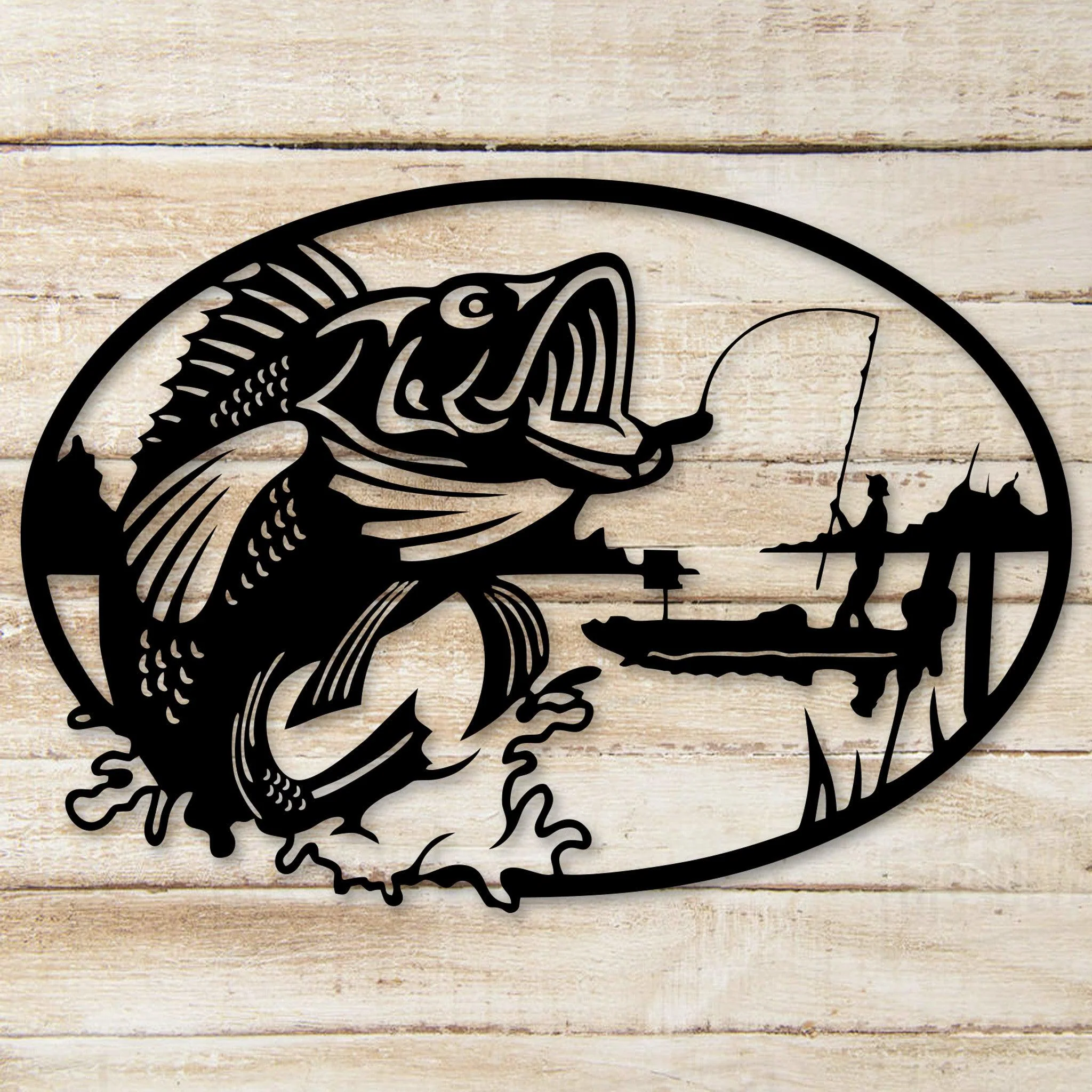 Metal Fishing Wall Art - Alvarez Pro Painting LLC