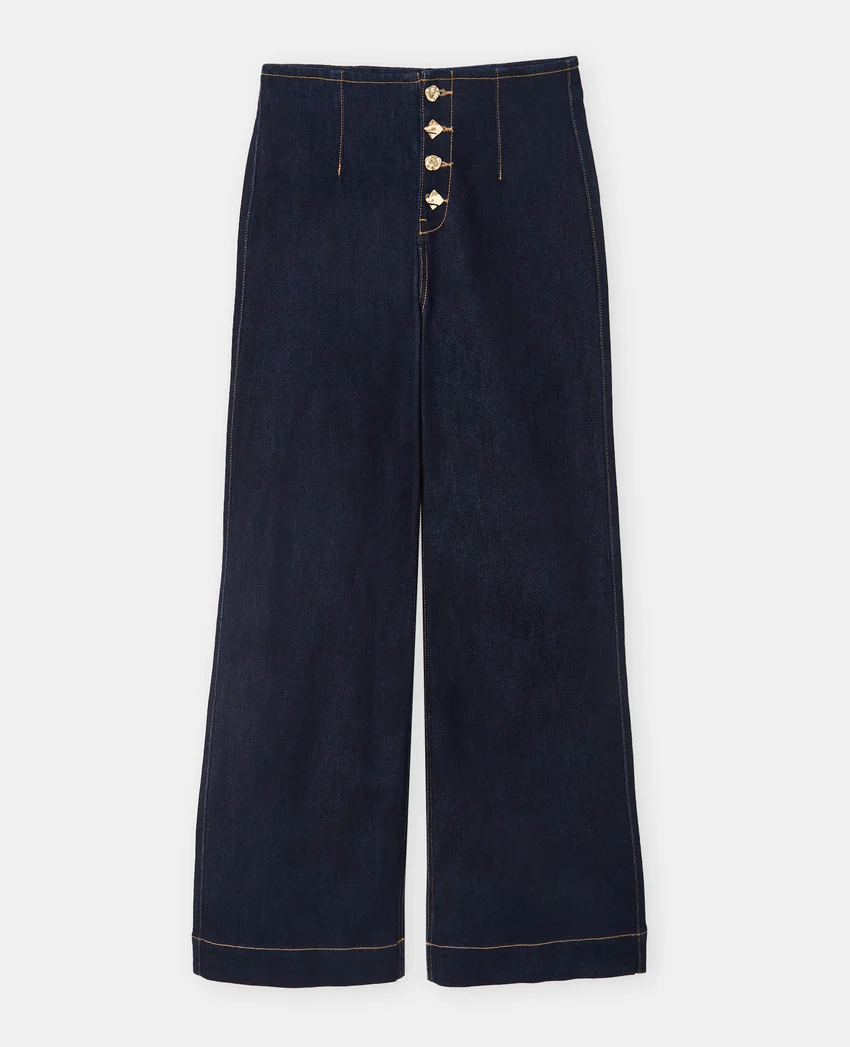 Pimkie Jean wide avec boutons fantaisie