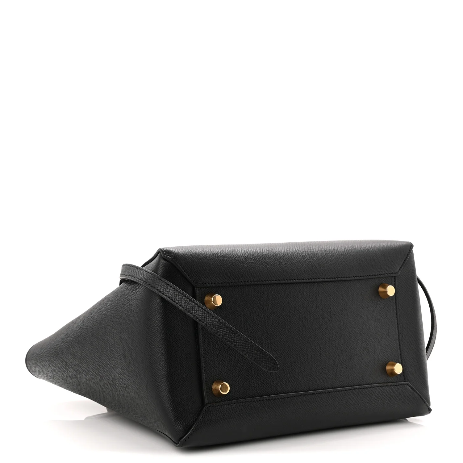 Grained Calfskin Mini Belt Bag Black - Top Club
