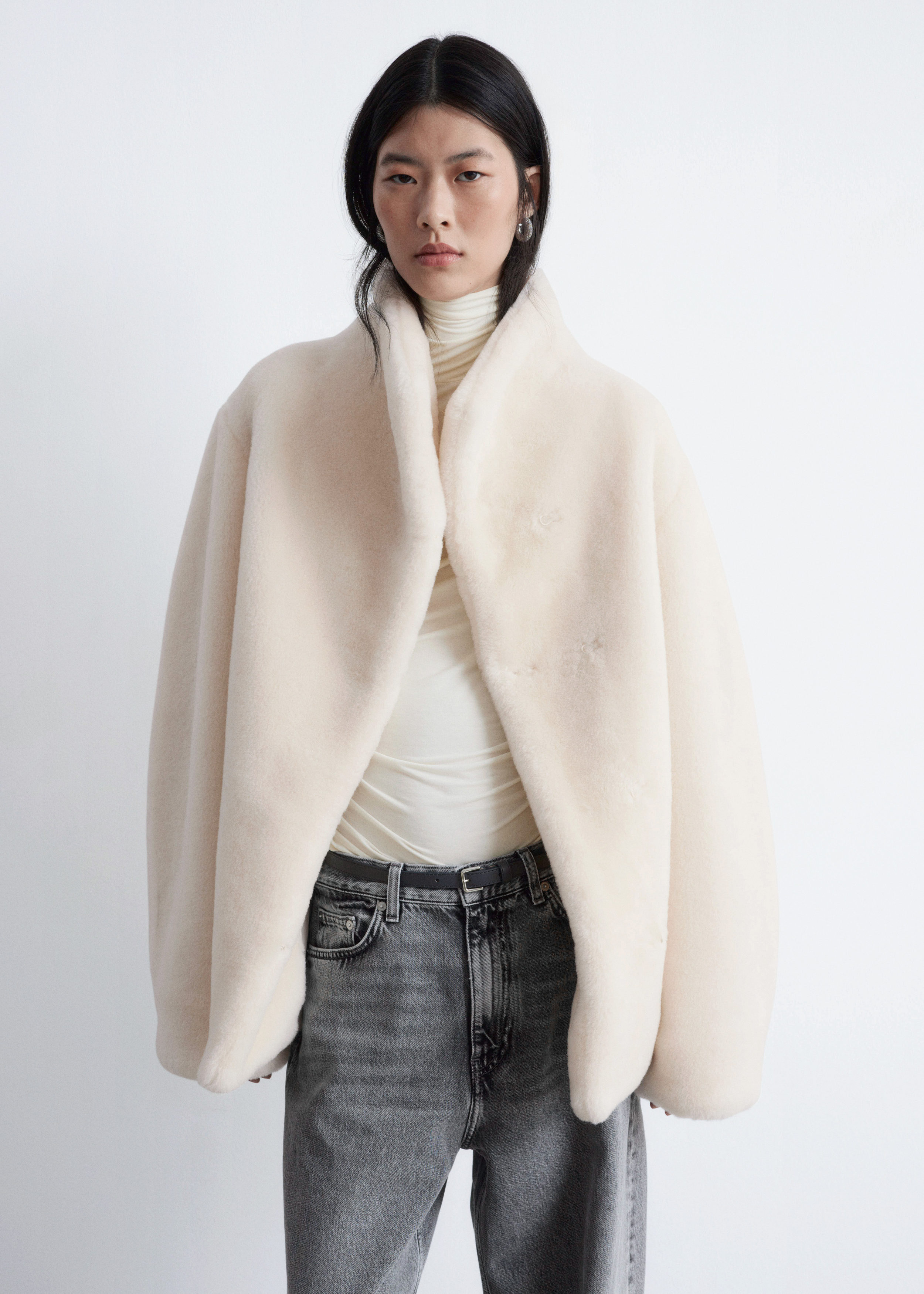 & Other Stories FAUX FUR JACKET
