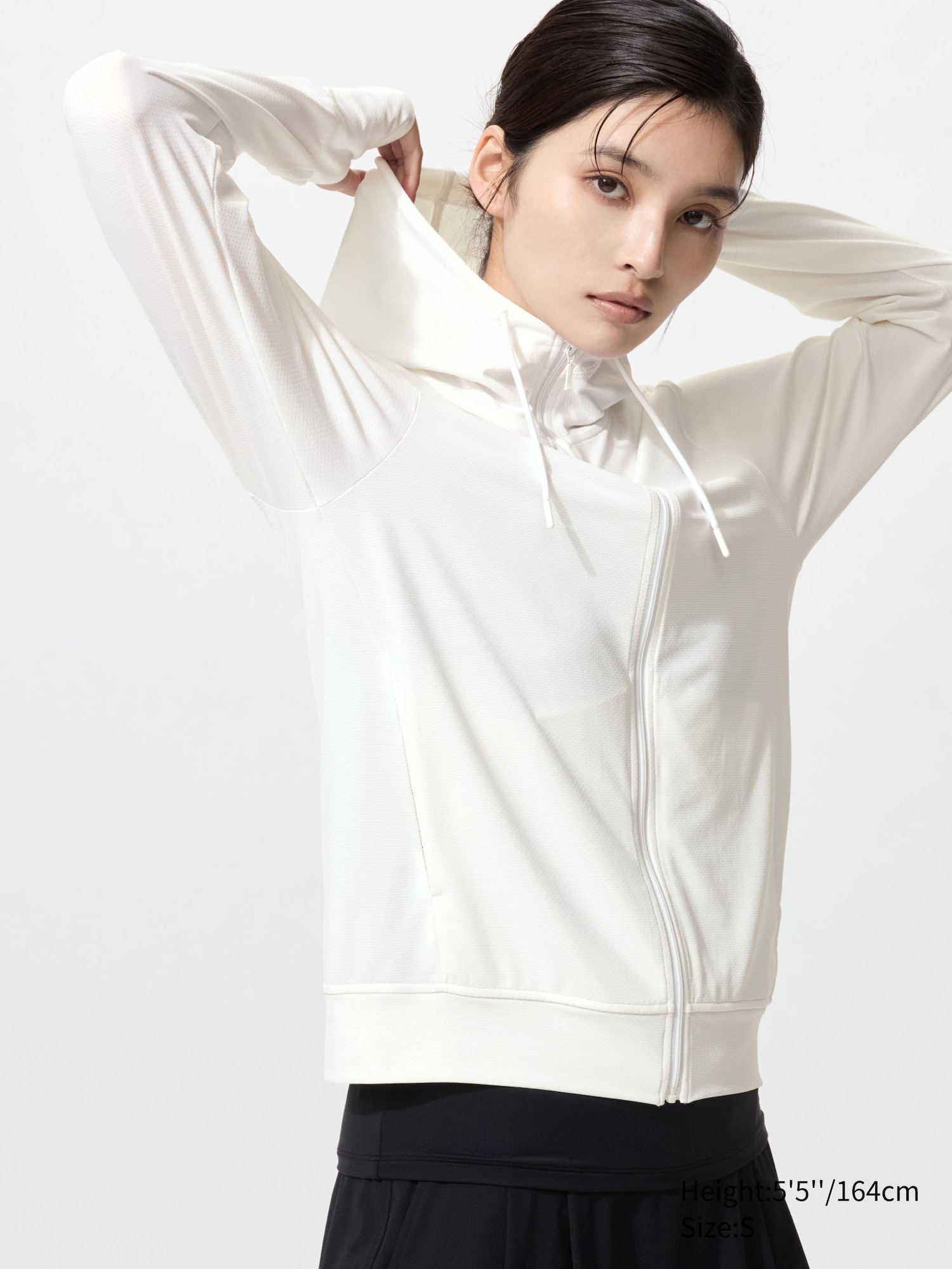 AIRism UV Protection Mesh Full-Zip Hoodie