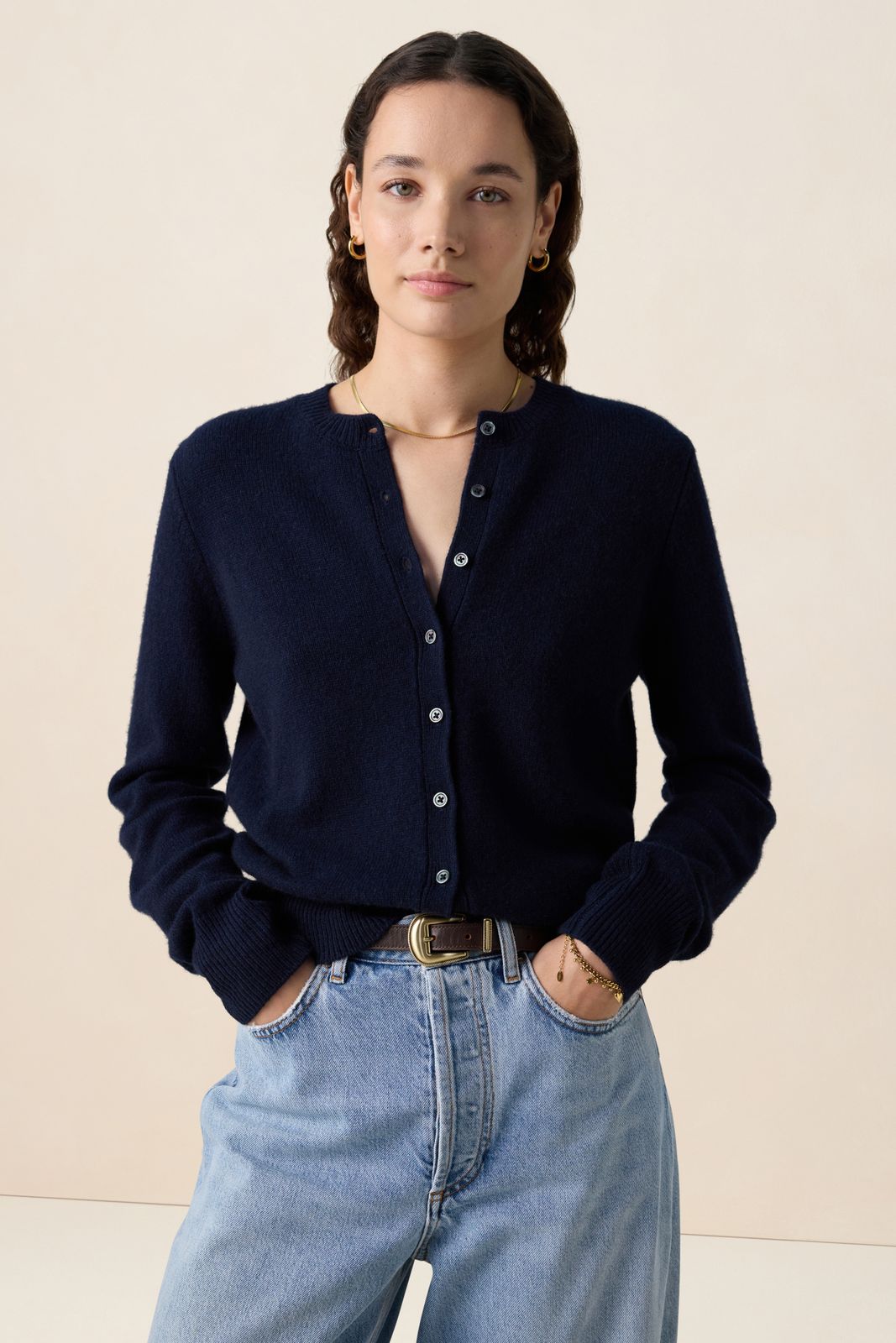 Gold plated platte ketting