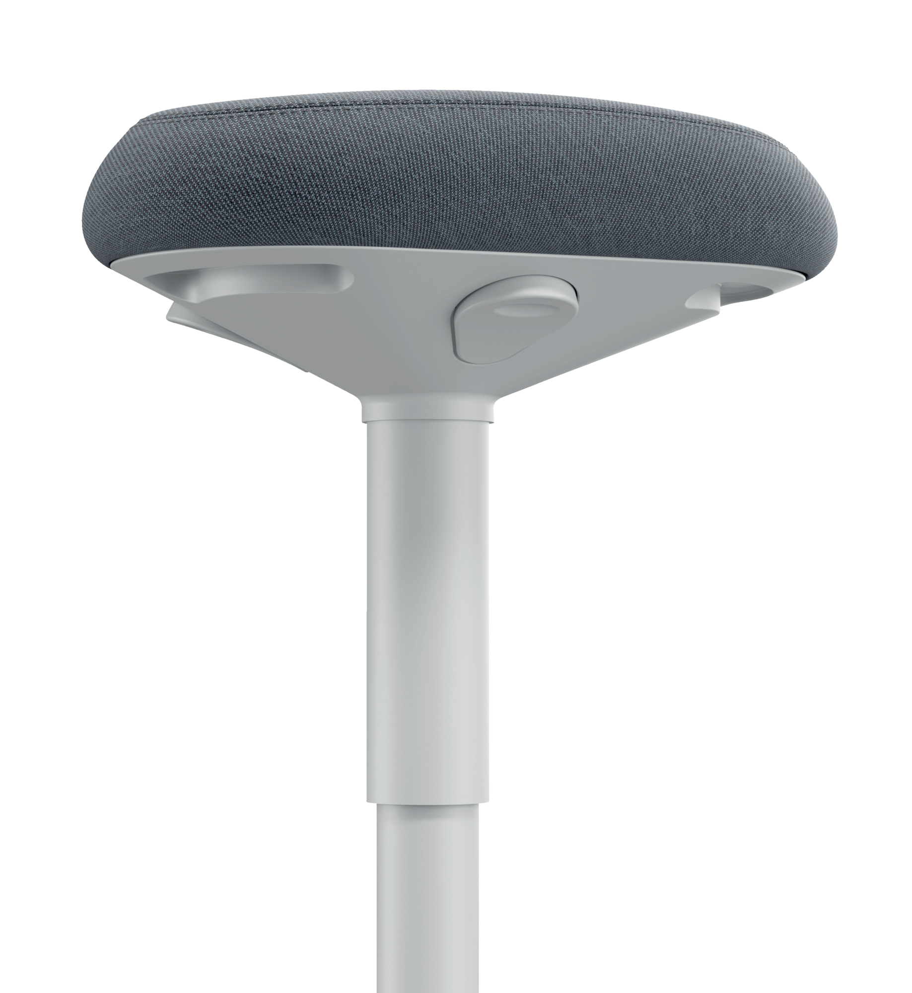 Kruk Actieve met gasveer 47-64 cm lichtgrijs
