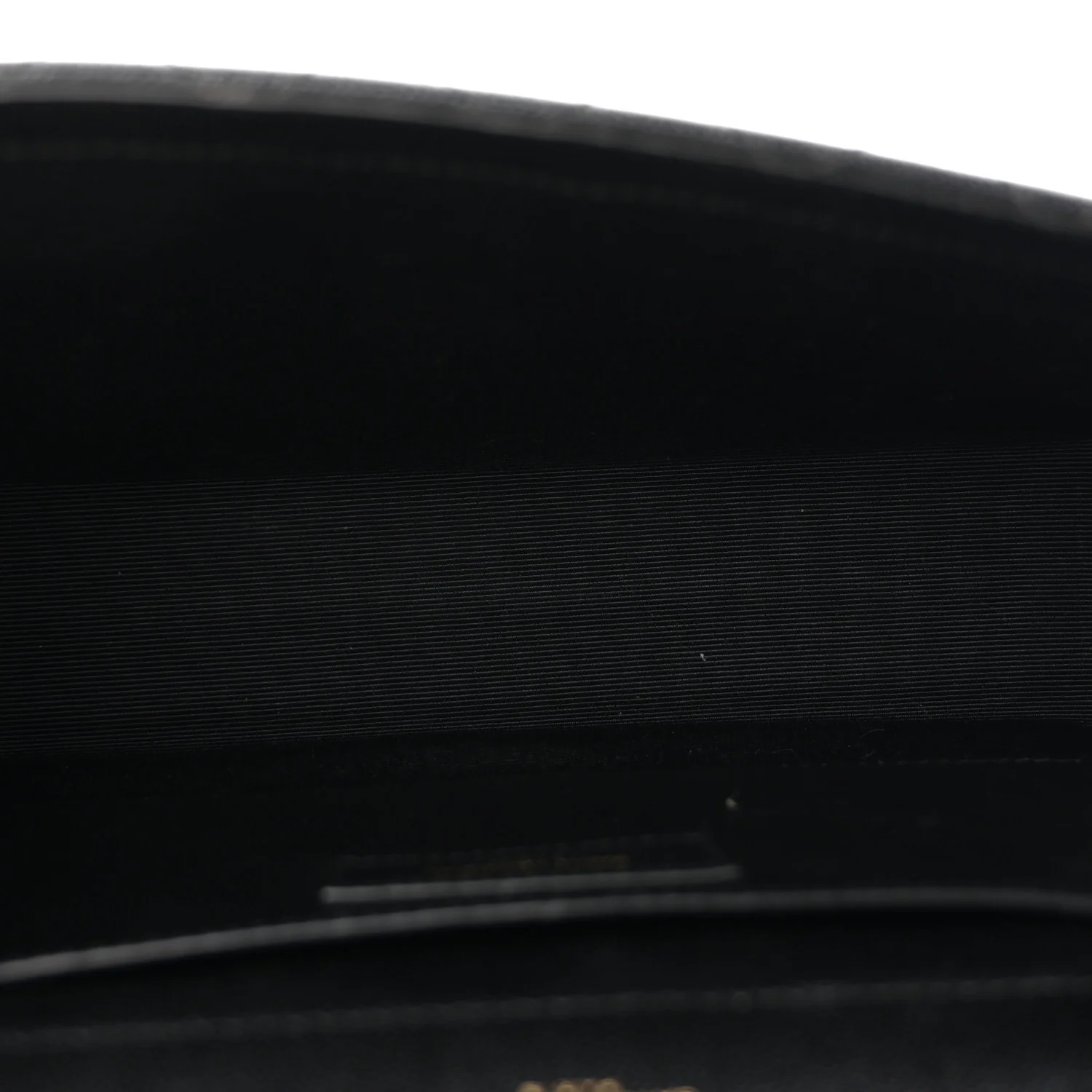 Grain De Poudre Textured Mixed Matelasse Triquilt Medium Monogram Satchel Black - Top Club