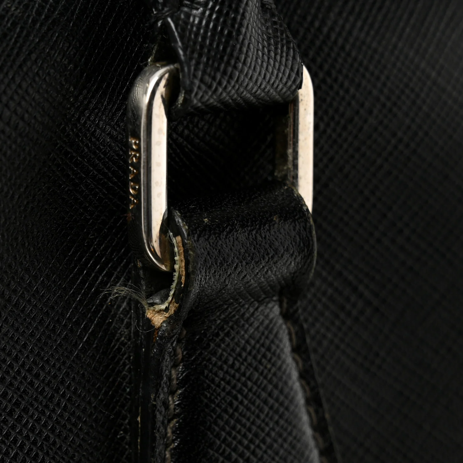 Saffiano Travel Briefcase Black - Top Club