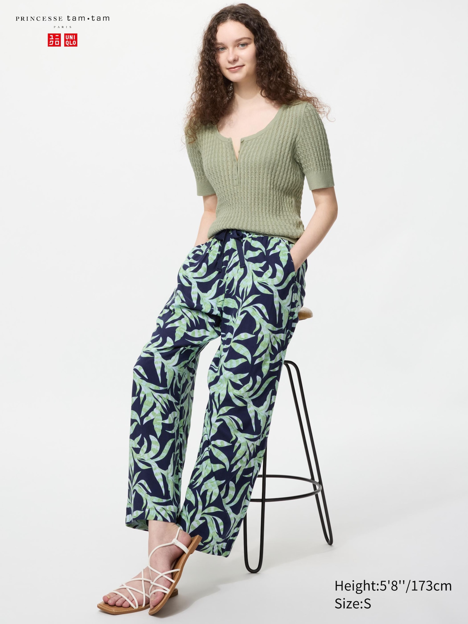 PRINCESSE tam・tam Drape Easy Pants