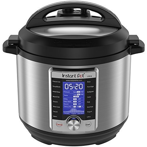 Instant Pot Ultra 6 Qt 10-in-1 Multi-Use Programmable Pressure Cooker, Slow Cooker, Rice Cooker, Yogurt Maker, Cake Cooker, Egg Cooker, Sauté, Steamer, Warmer and Sterilizer