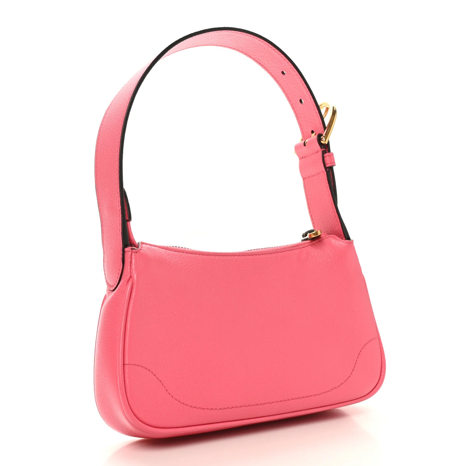Goatskin Mini Aphrodite Shoulder Bag Rhodamine Pink - Top Club