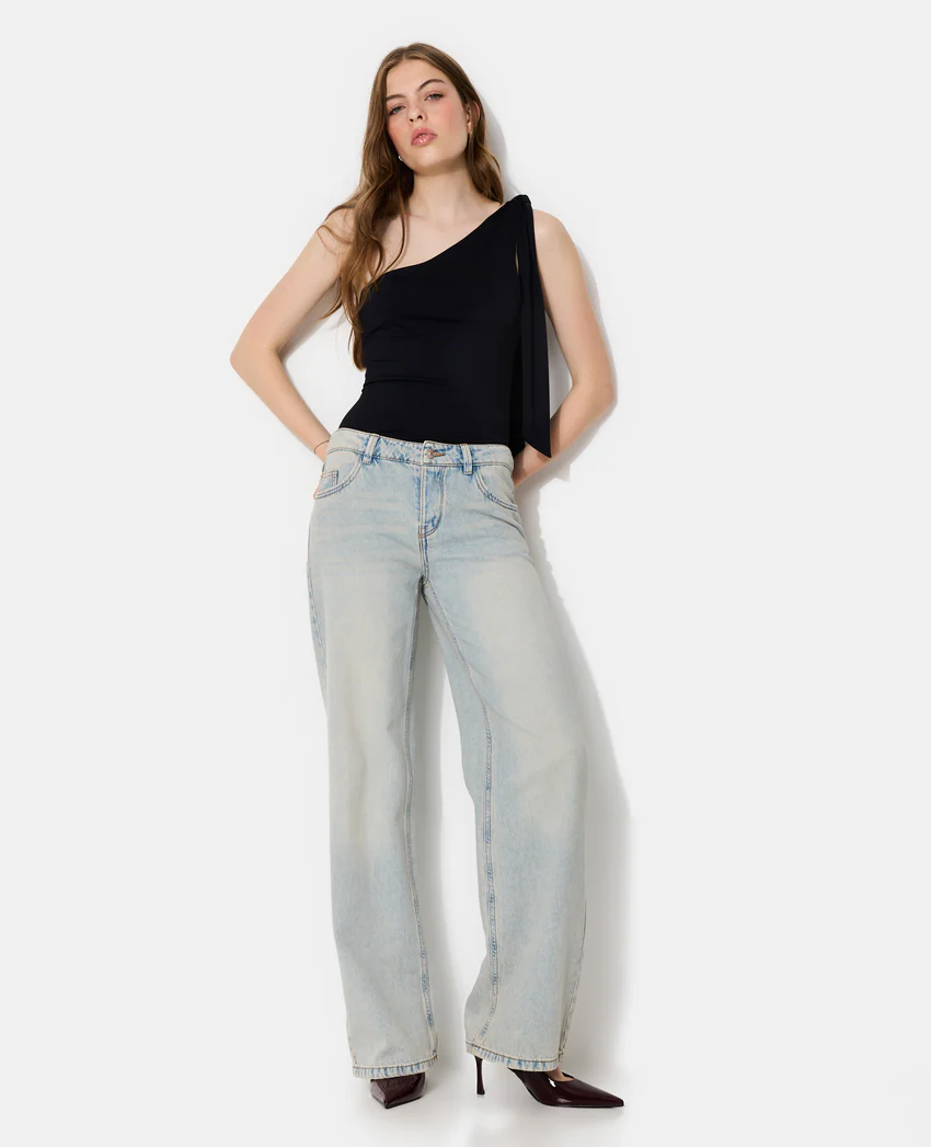 Pimkie Top asymétrique avec nœud sur épaule