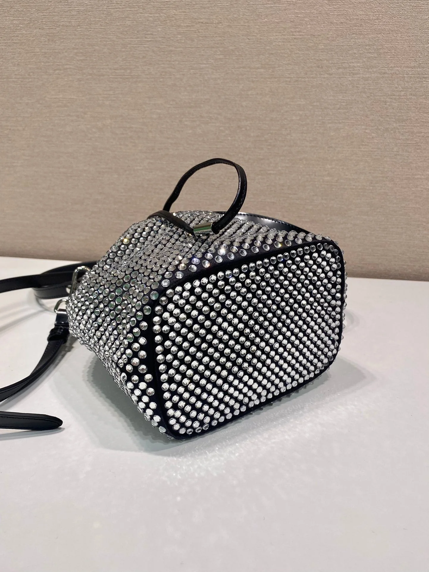 Prada Satin Mini-Bag With Crystals size 16 x 21 x 10 cm - Top Club