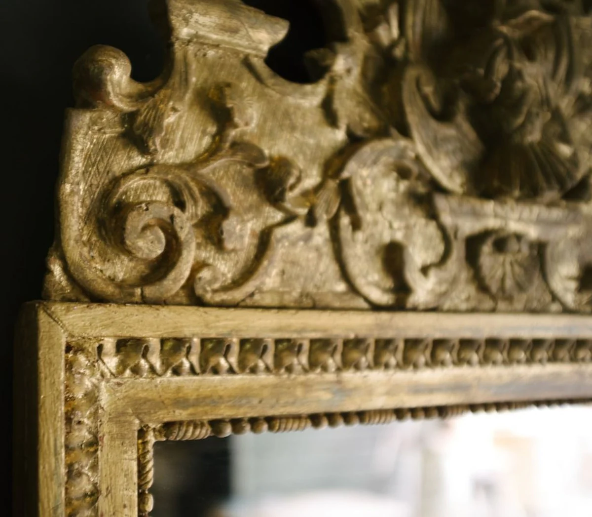 Baroque mirror gold 58 x H. 180 cm - magnificent wall mirror with beautiful decorations
