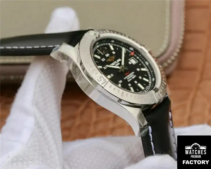 Breitling Colt Automatic A1738811 / BD44 / 435X / A20BA.1 GF Factory Black Strap