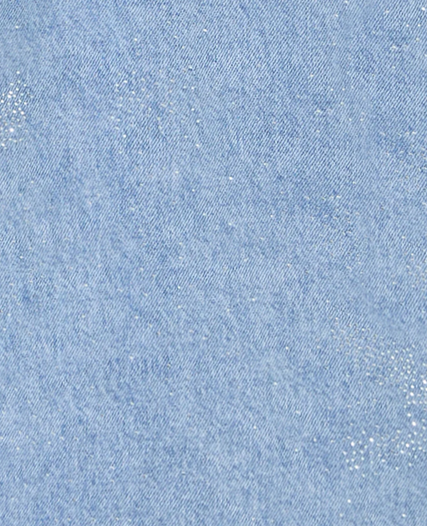 Pimkie Bermuda en jean taille haute avec mini-strass
