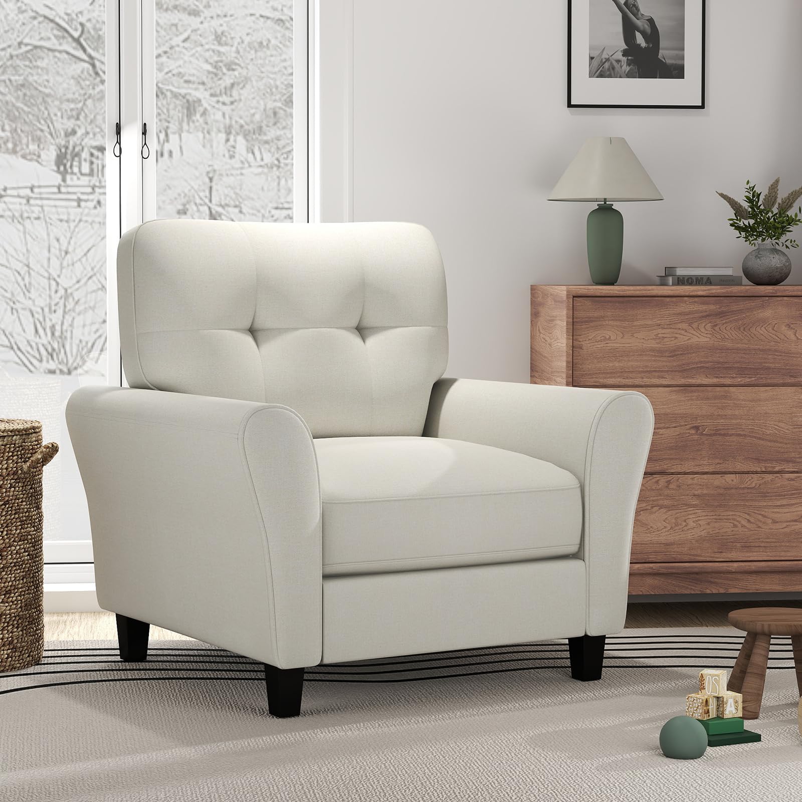 BEFOUNDLOVELY Upholstered Accent Chair