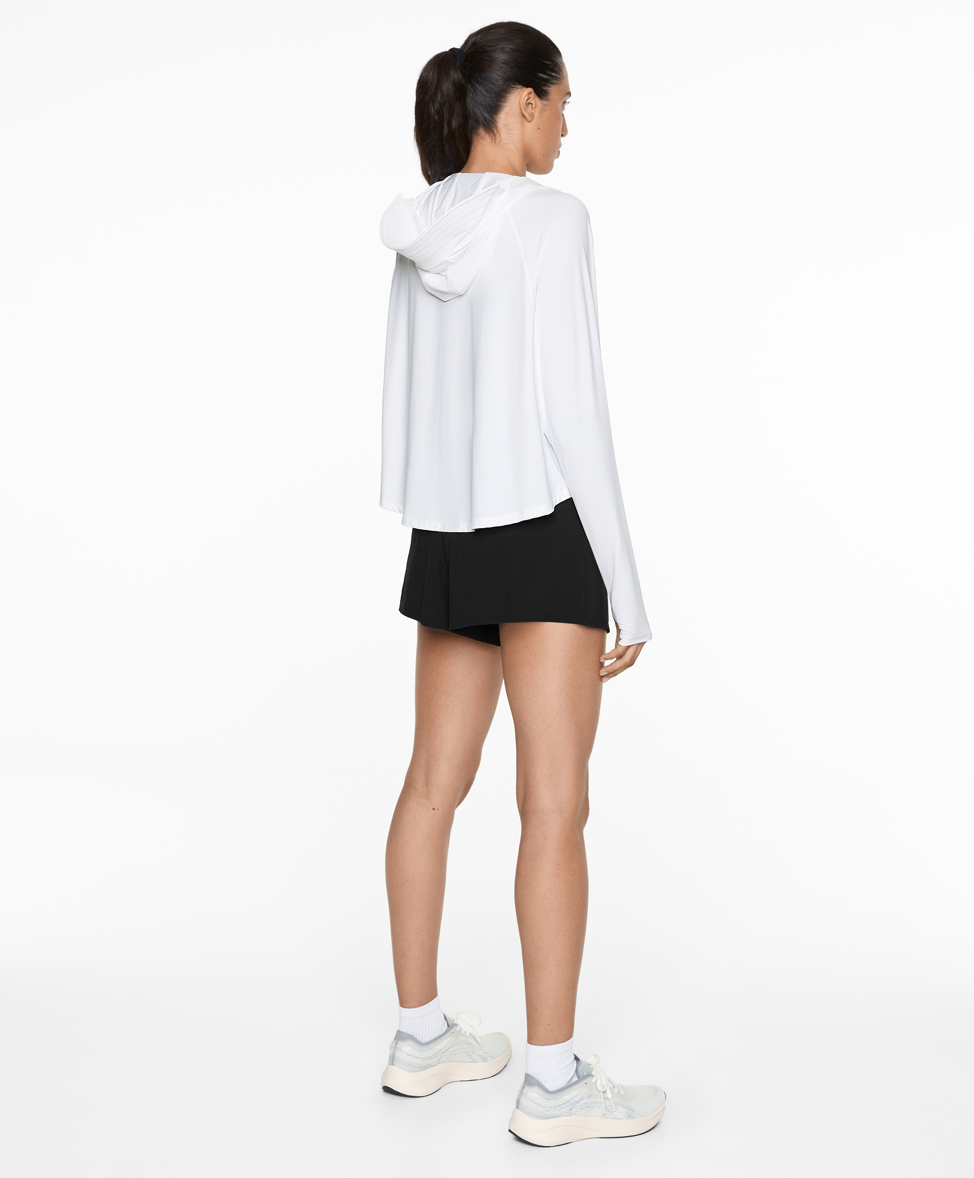 OYSHO Cool-touch hooded technical jacket