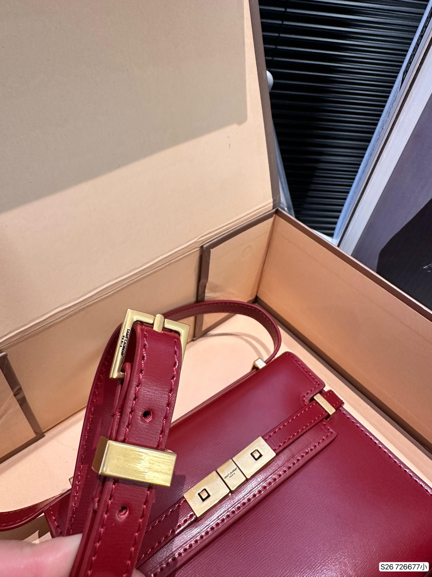 Y new arrival Manhattan bag smooth leather small size: 19 *14 cm - Top Club