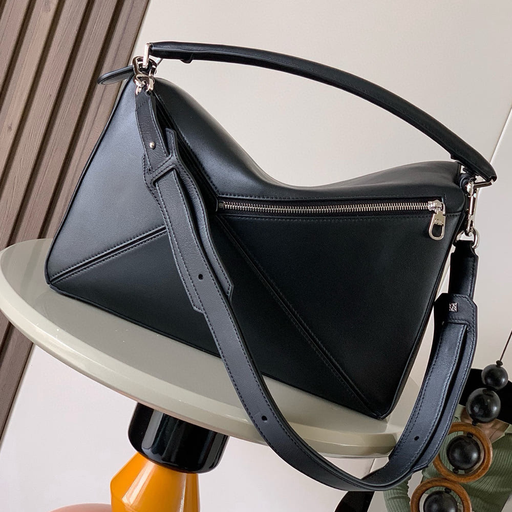 Loewe Large Featherlight Puzzle bag in nappa lambskin(HIGH-END GRADE) - Top Club