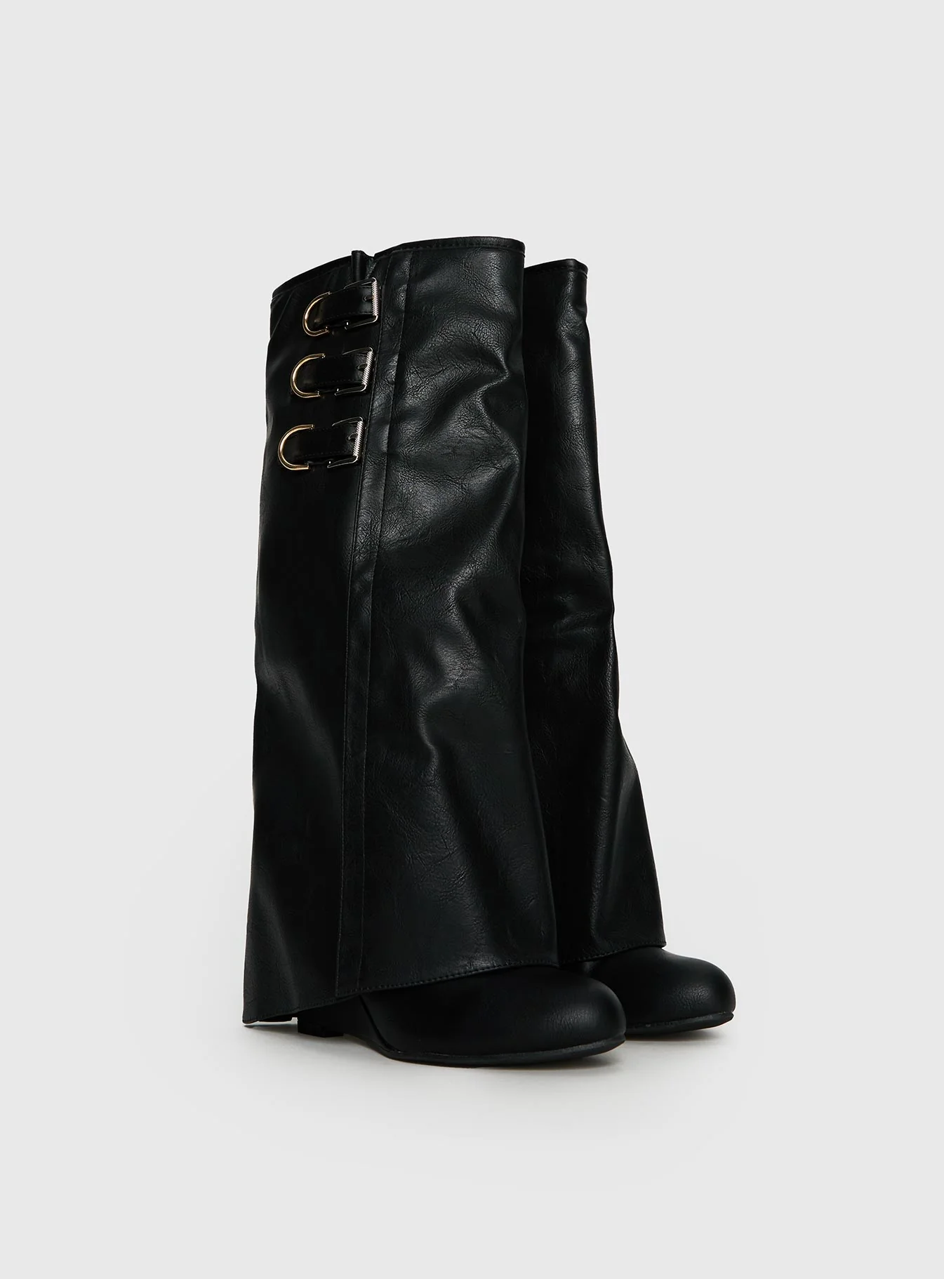 Ritz Knee High Boots Black