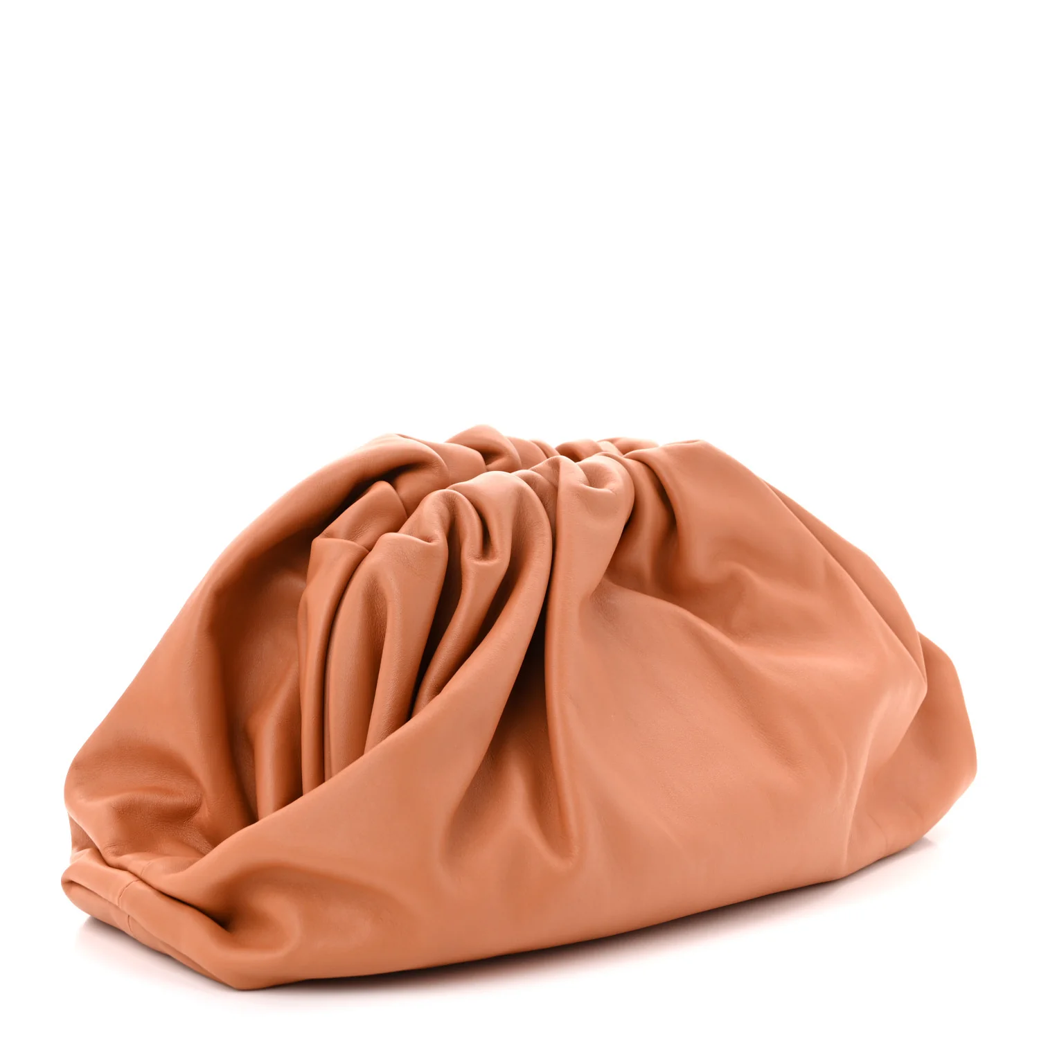 Smooth Butter Calf The Pouch Oversized Clutch Clay - Top Club