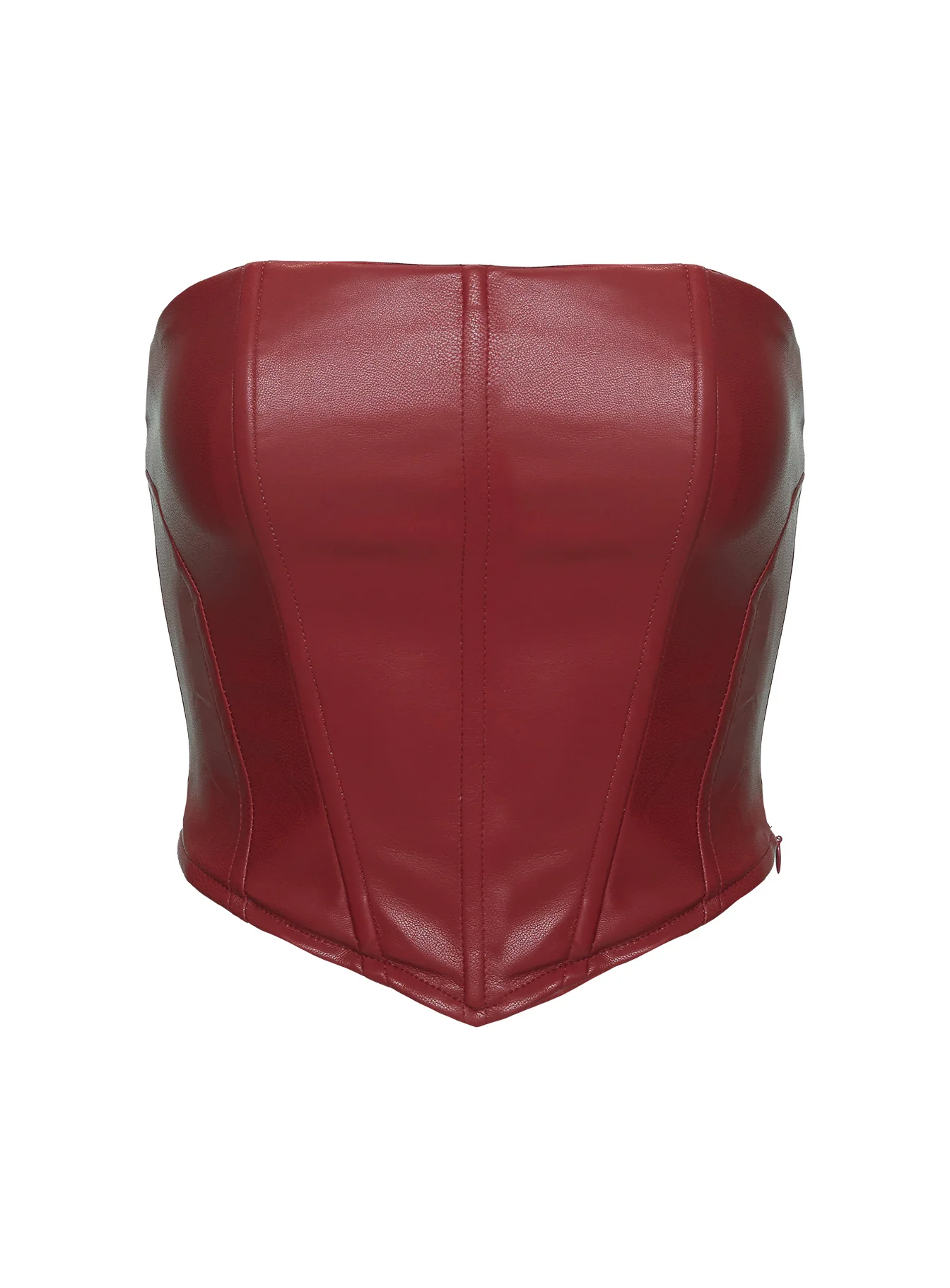 Batesville Strapless Top Red