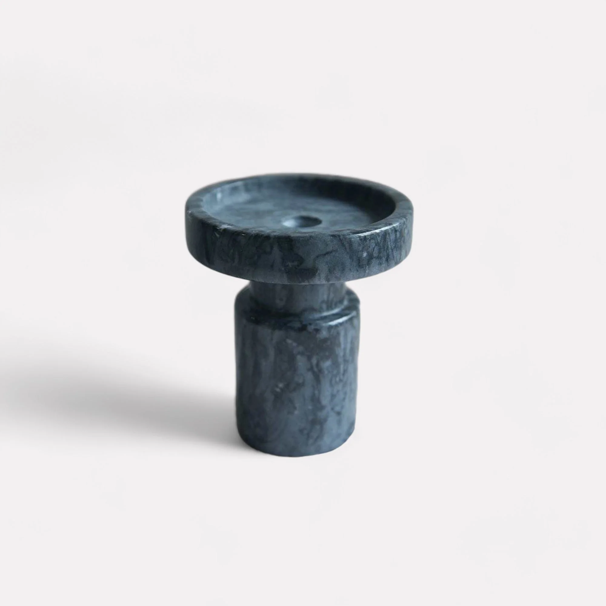 Noir Oceana Marble Candle Holders
