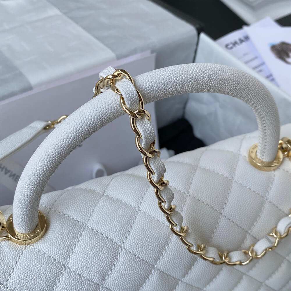 CHANEL Large Flap Bag With Top Handle(high-end grade) - Top Club