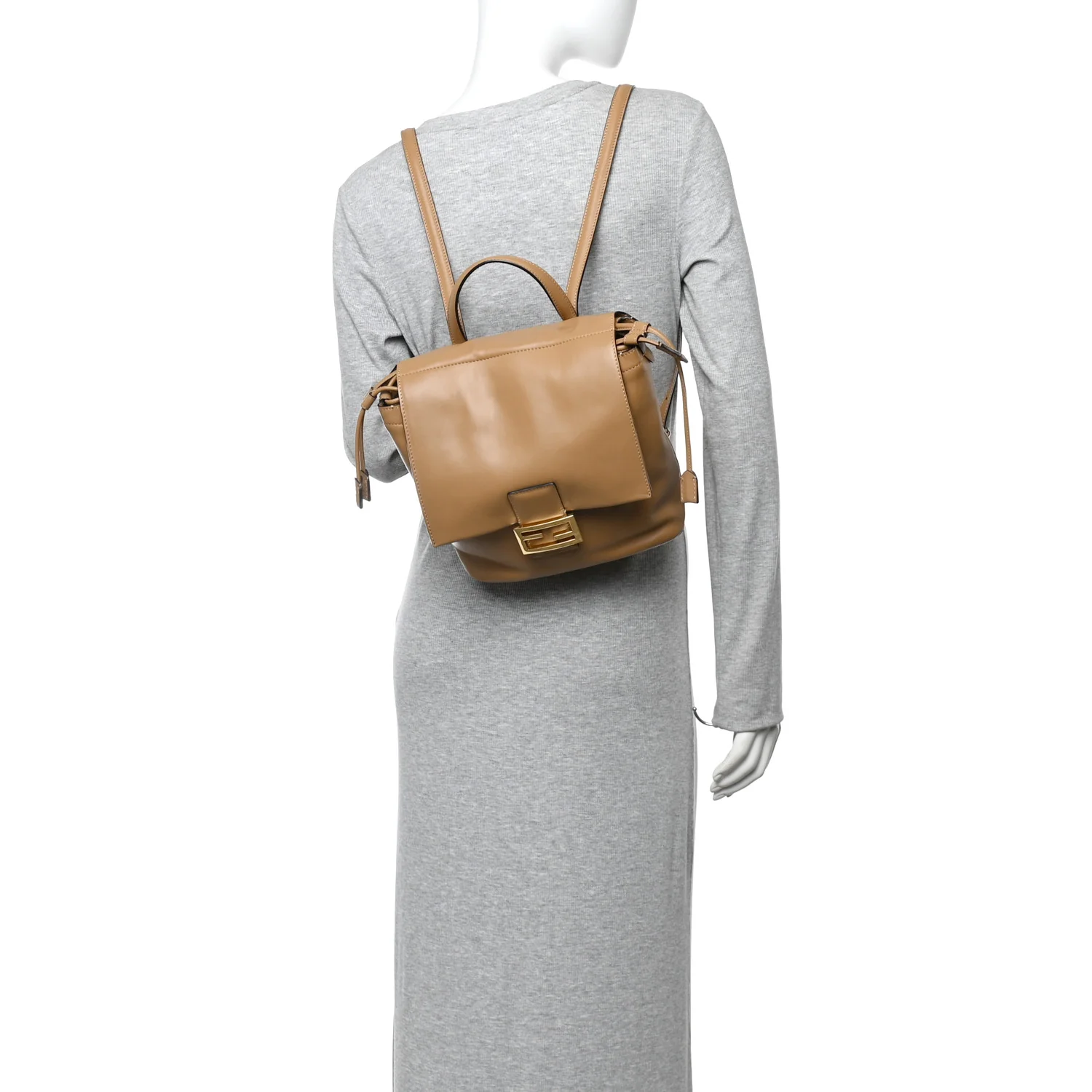 Mercury Calfskin Backpack Cappuccino - Top Club