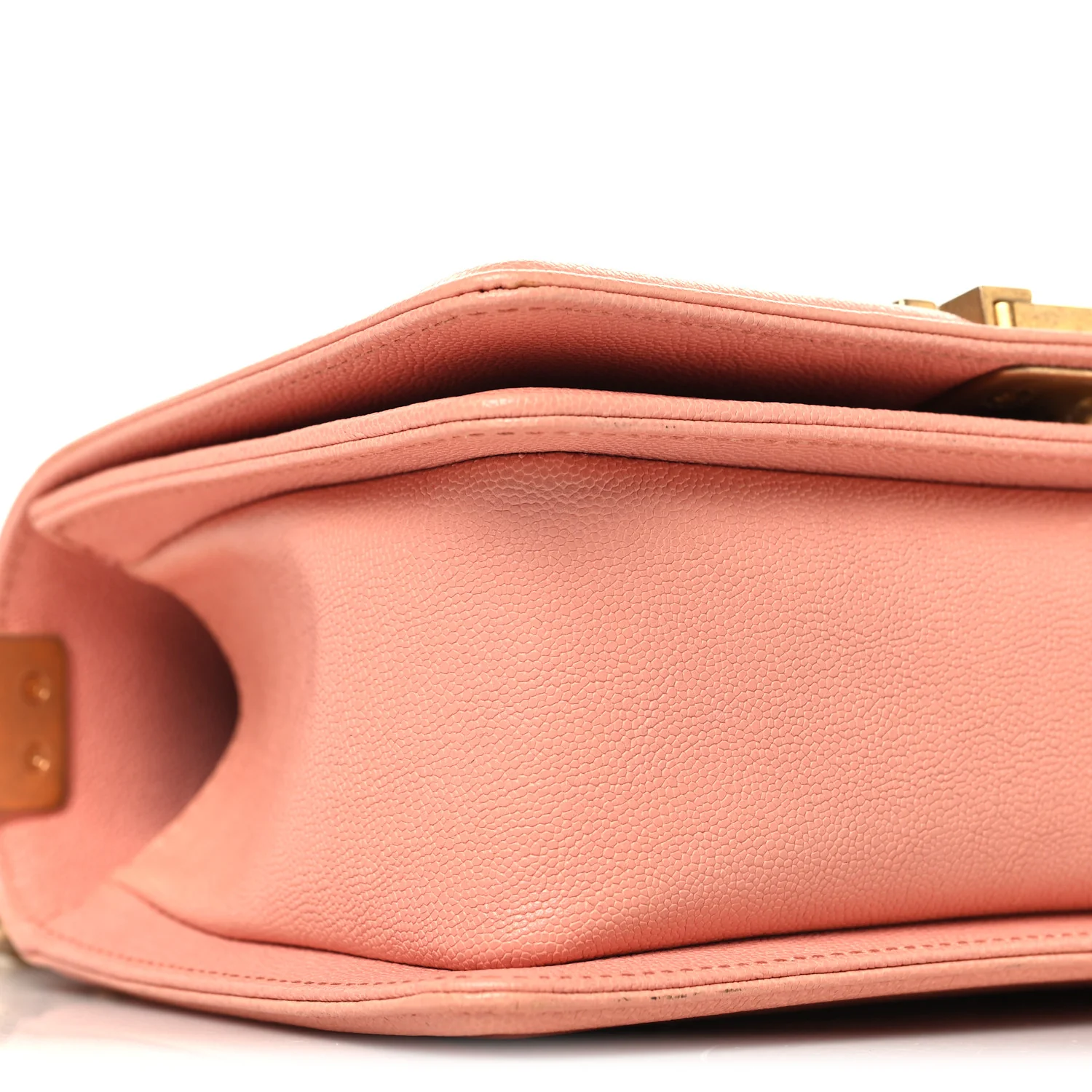 Caviar Quilted Small Boy Flap Light Pink - Top Club