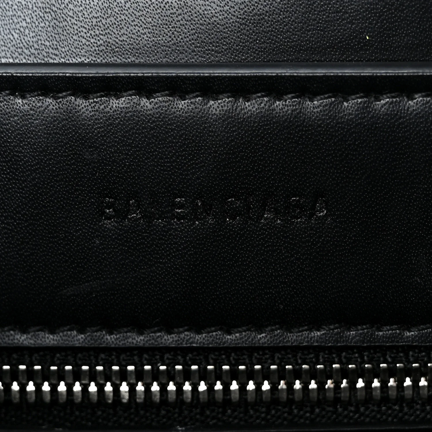 Shiny Calfskin Logo Crocodile Embossed XXS Everyday Tote  Black - Top Club