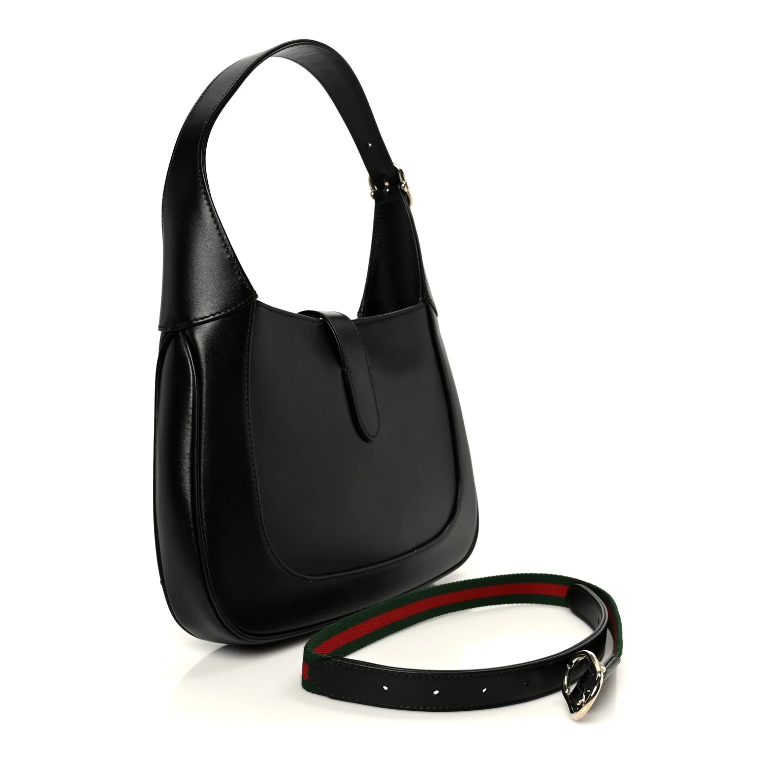 Boarded Dyana Lux Calfskin Medium Jackie 1961 Hobo Black - Top Club