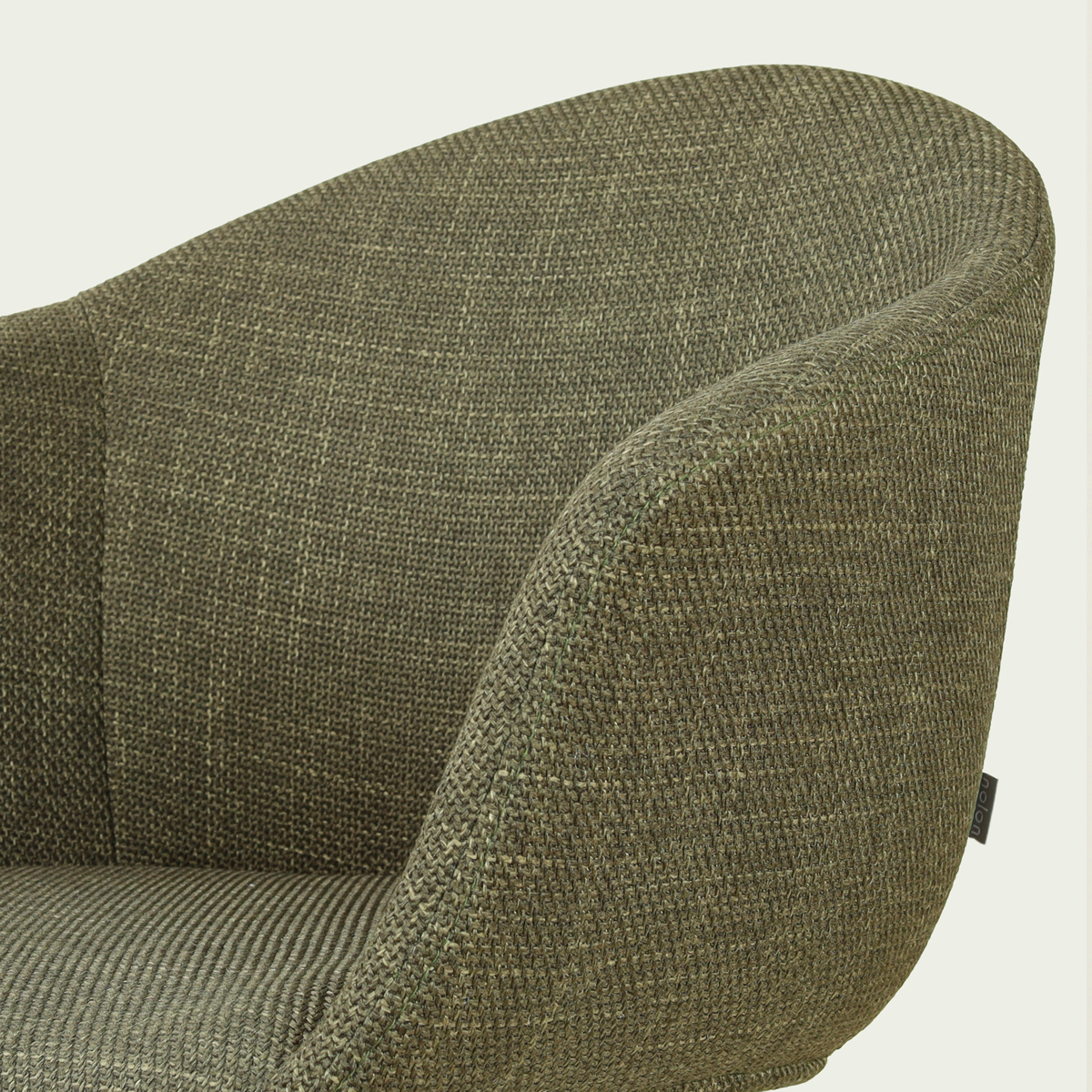 Barkruk Nino-Otis H65 cm zwart onderstel forestgroen