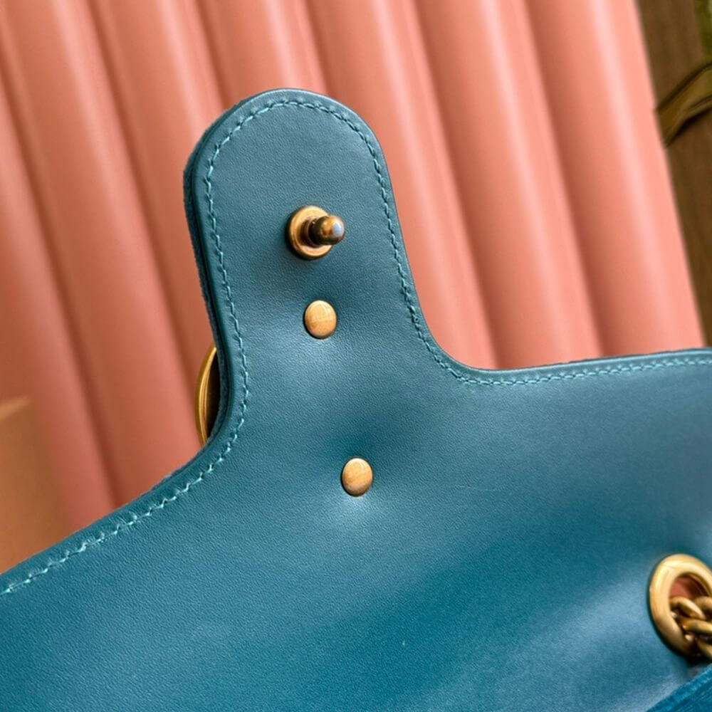 GG Velvet Small Marmont shoulder bag - Top Club