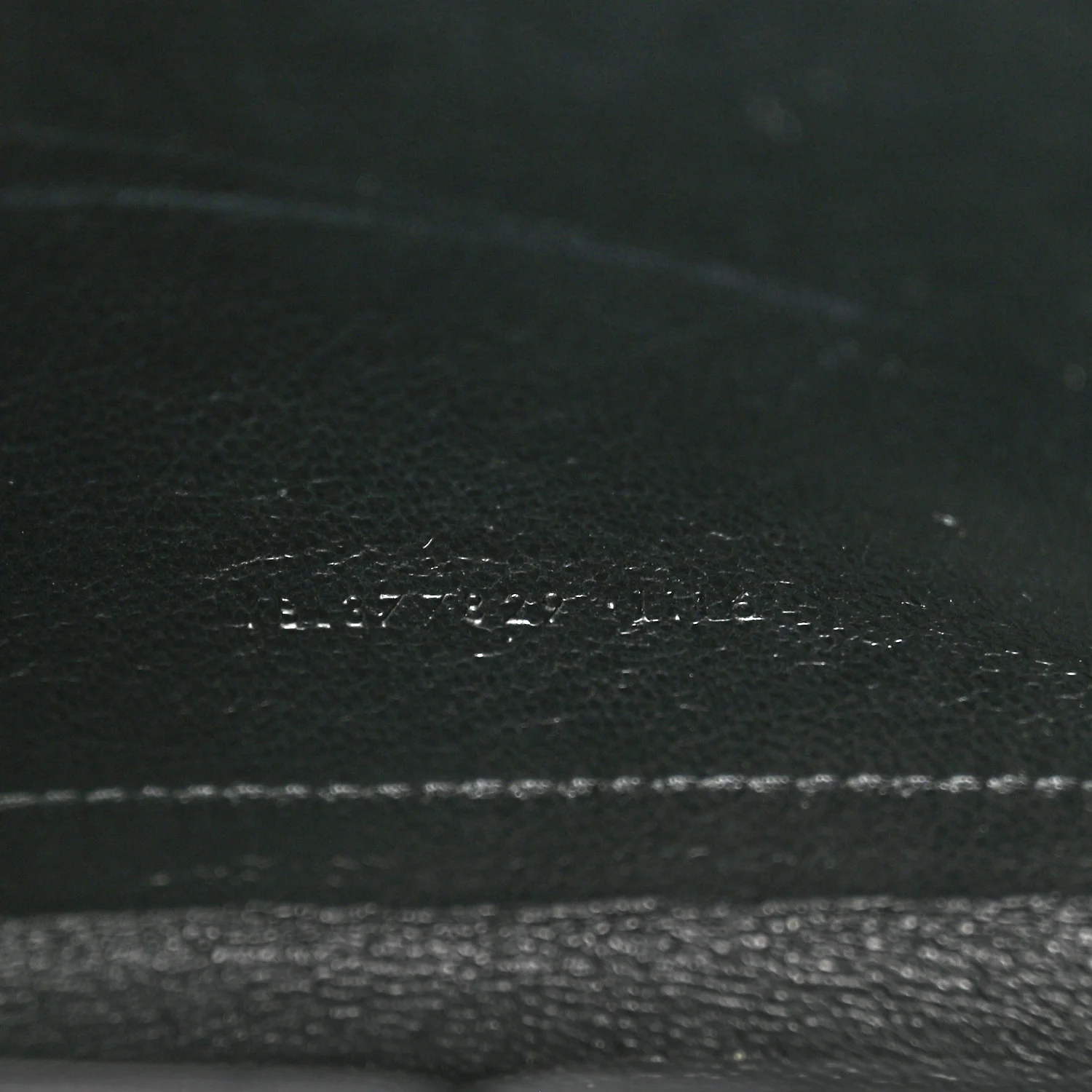 Grained Metallic Calfskin Monogram Chain Wallet Bronze - Top Club