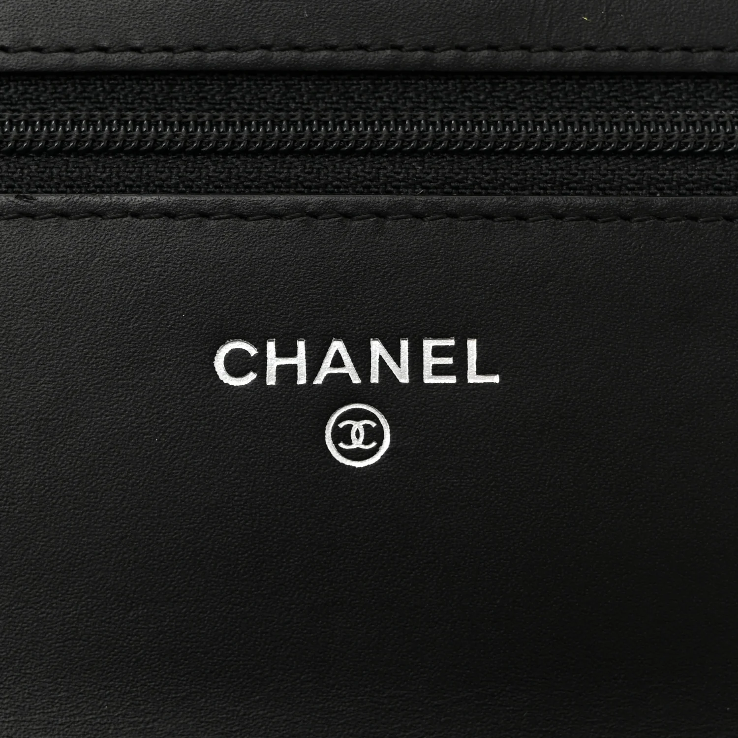 Patent Calfskin Quilted Reissue Wallet On Chain WOC So Black - Top Club