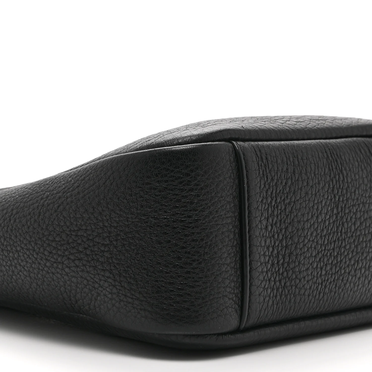 Grained Calfskin Baby Le 5 A 7 Supple Hobo Black - Top Club