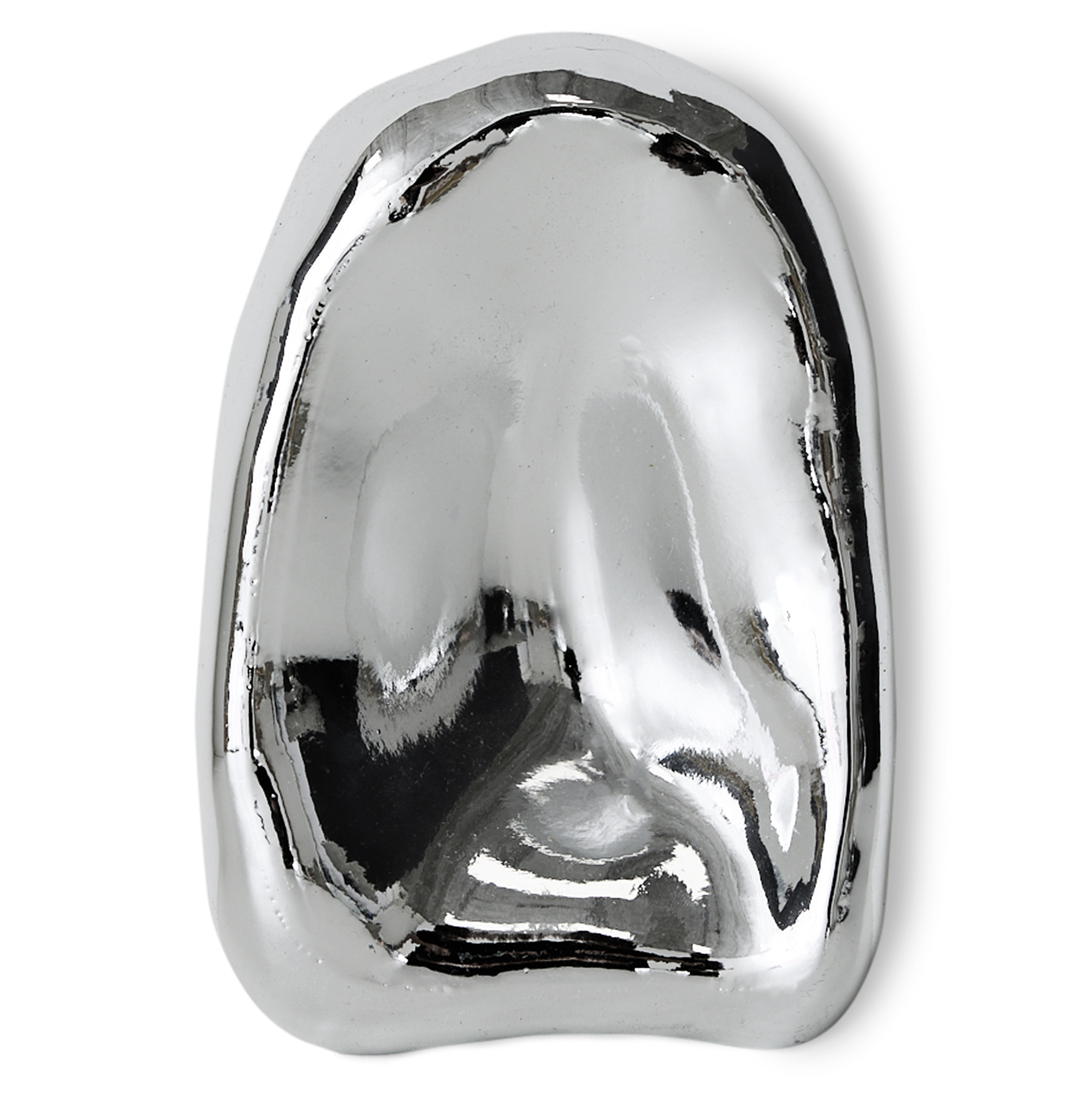 Sculptuur Glass chrome no. 4