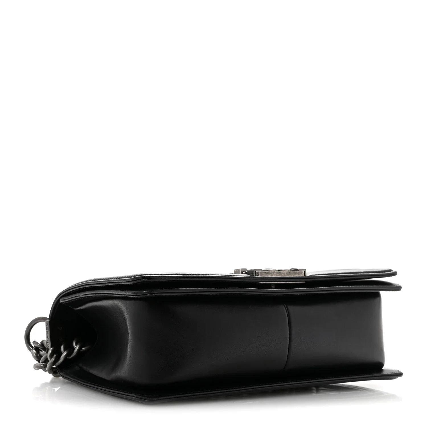 Lambskin Quilted Medium Boy Flap Black - Top Club
