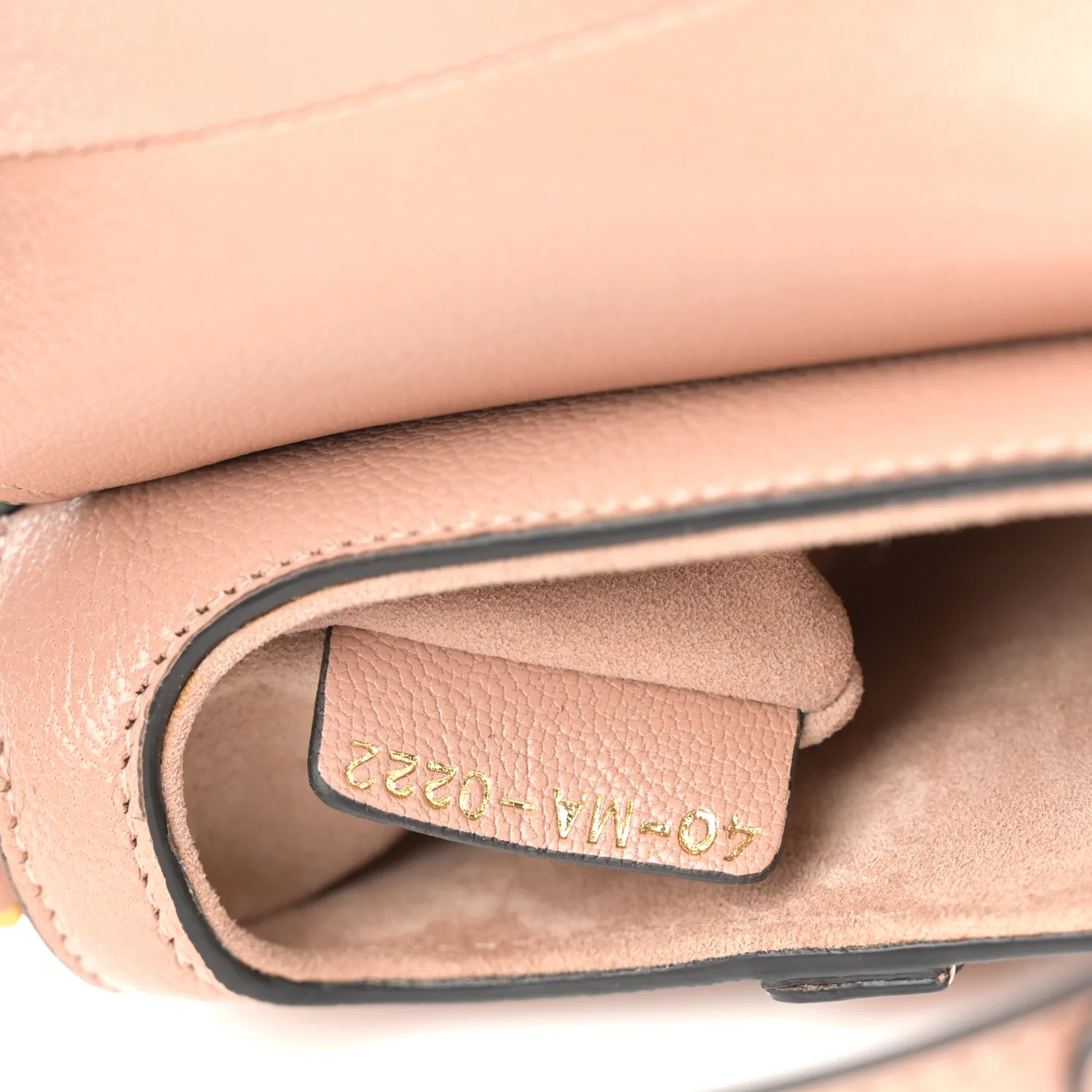 Goatskin Micro Saddle Bag Rose Des Vent - Top Club