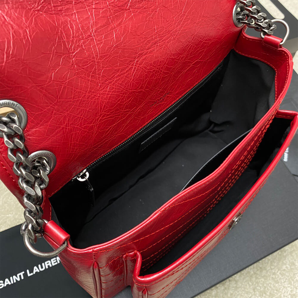 YSL NIKI MEDIUM IN CRINKLED VINTAGE LEATHER(HIGH-END GRADE) - Top Club