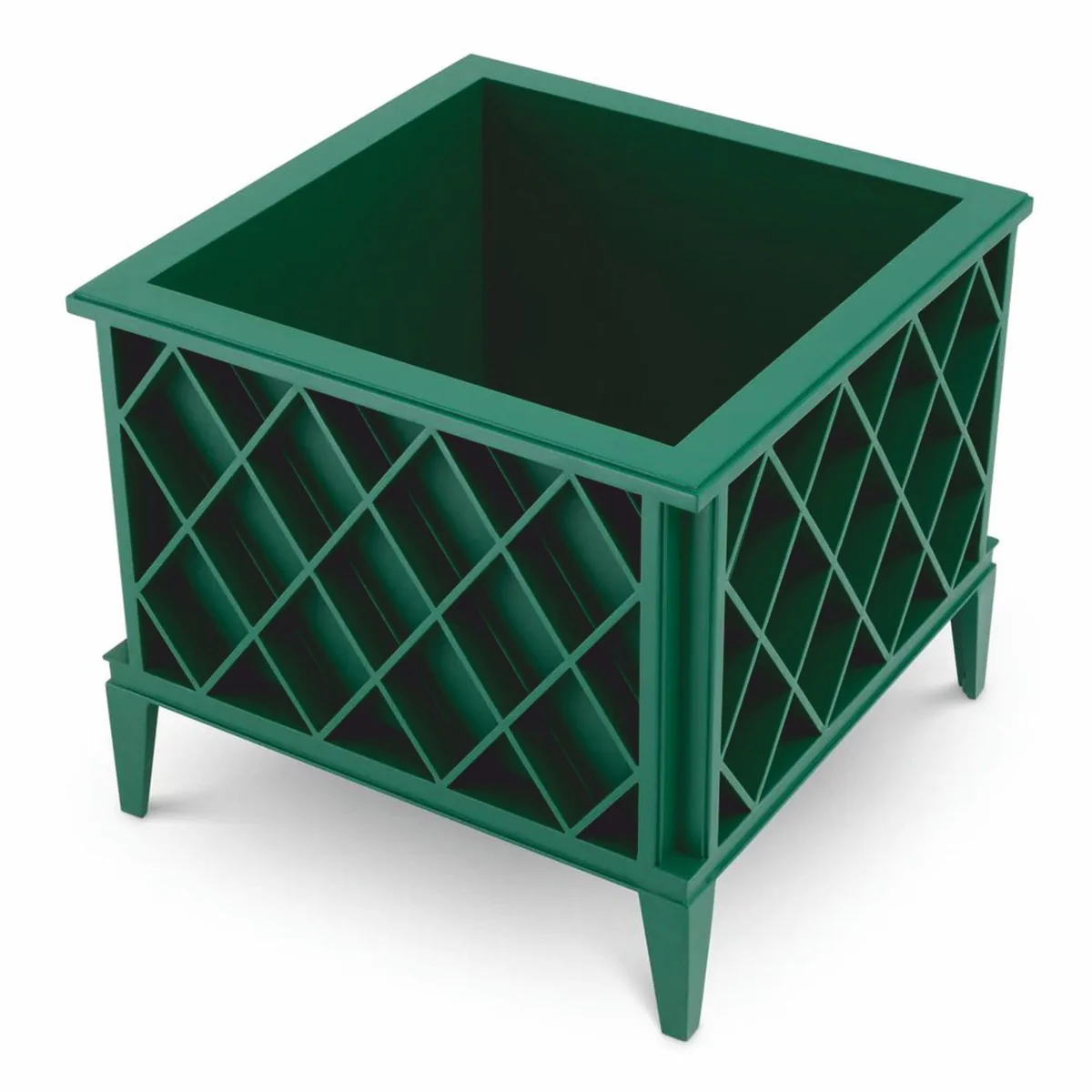 Luxury flower pot green 76 x 76 x H. 69 cm - garden decoration